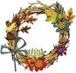 Preview: Vault Foliage Wreath Tim Holtz Thinlits Colorize Dies Sizzix