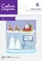 Preview: Festive Edge - Santa's Sleigh stempel und stanzen set crafters companion