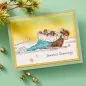 Preview: House-Mouse Christmas Friends Spellbinders Gummistempel 3