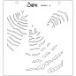 Preview: Fern Layered Stencils Schablonen Sizzix 4