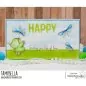 Preview: Stampingbella Bundle Girl with Dragonflies Gummistempel 2