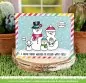 Preview: Frosty Family Coloring Stencils Schablonen Lawn Fawn 2