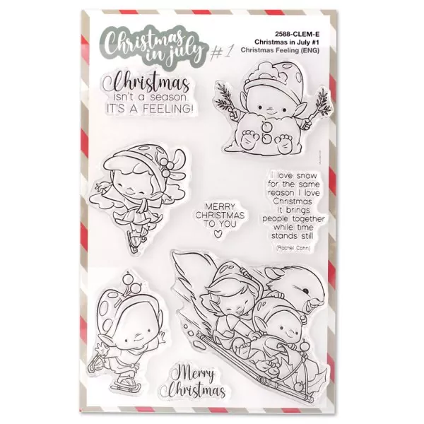 Christmas in July #1 Christmas Feeling Stempel Impronte D'Autore