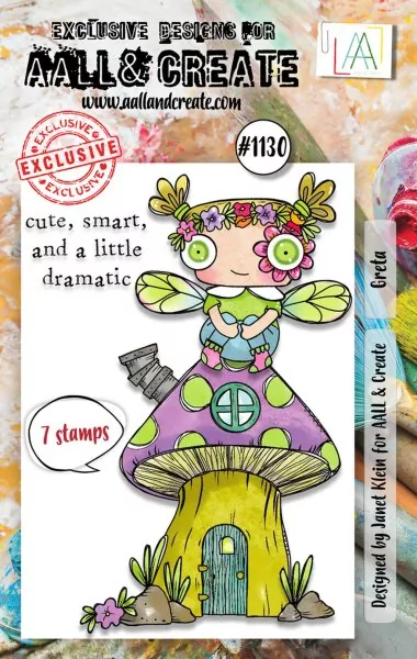 aall create clear stamp Greta