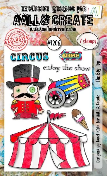 aall create clear stamp The Big Top