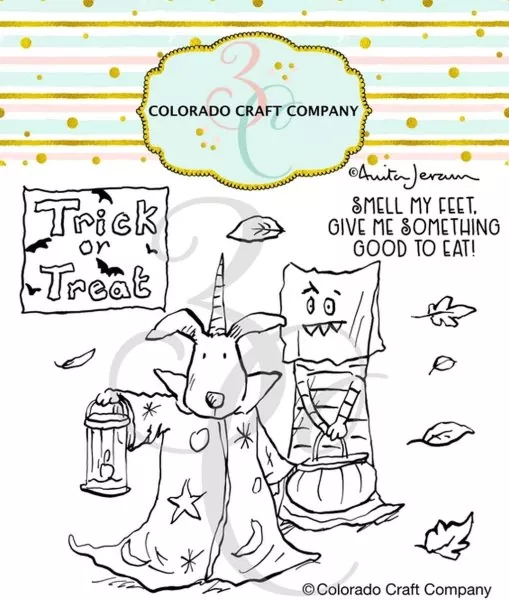 Wizard Treats Clear Stamps Colorado Craft Company by Anita Jeram