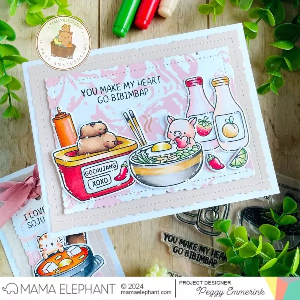 Bibimbap Stanzen Creative Cuts Mama Elephant 1