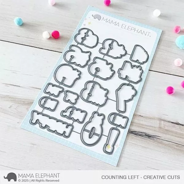 Counting Left Stanzen Creative Cuts Mama Elephant