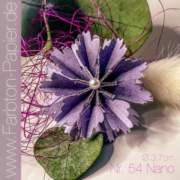 Faltblume Nr.54 Nano Stanzenset FarbTon Papier