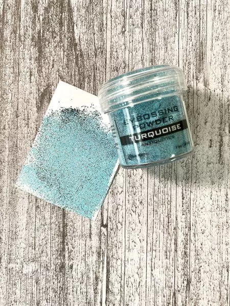 Embossing Powder Turquoise Ranger 1