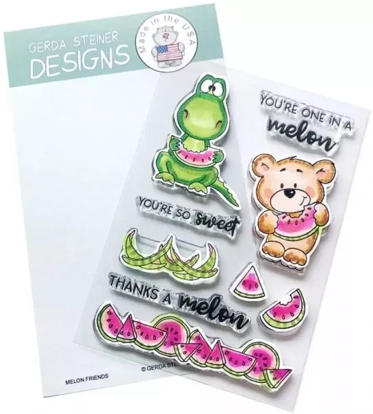 Melon Friends BUNDLE Stempel + Stanzen Gerda Steiner Designs