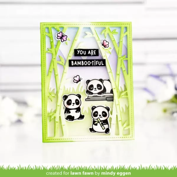 I Heart Pandas Stempel Lawn Fawn 4