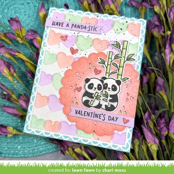 Doily Hearts Stanzen Lawn Fawn 4