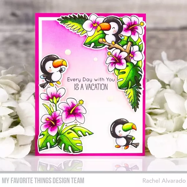 my favorite things Stamp & Die Duo Tropical Toucans 4