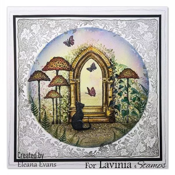 Wild Leaf Corner Lavinia Clear Stamps 2