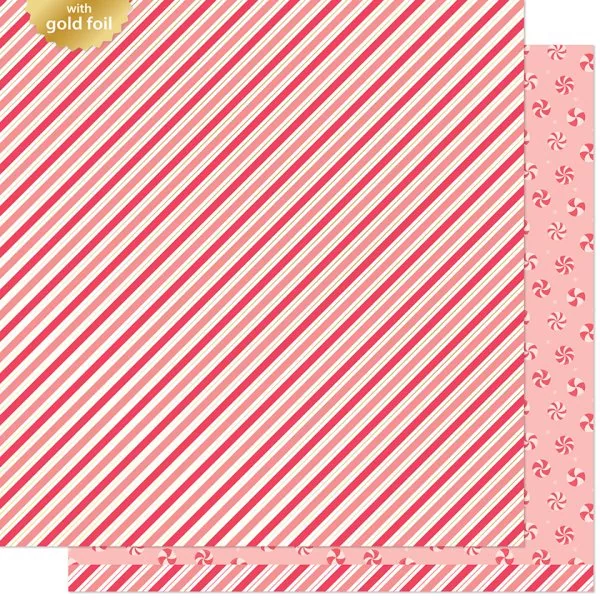 Candy Cane Lane Petite Paper Pack 6x6 Lawn Fawn 1