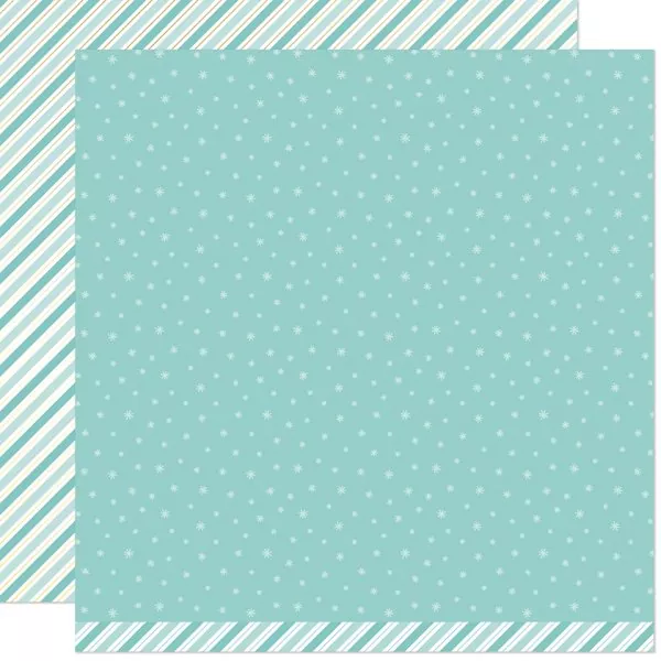 Candy Cane Lane Snow Flurry lawn fawn scrapbooking papier 1