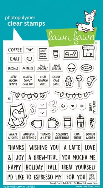 Treat Cart Add-On: Coffee Stempel Lawn Fawn