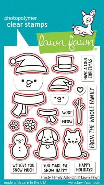 Frosty Family Add-On Stanzen Lawn Fawn 1