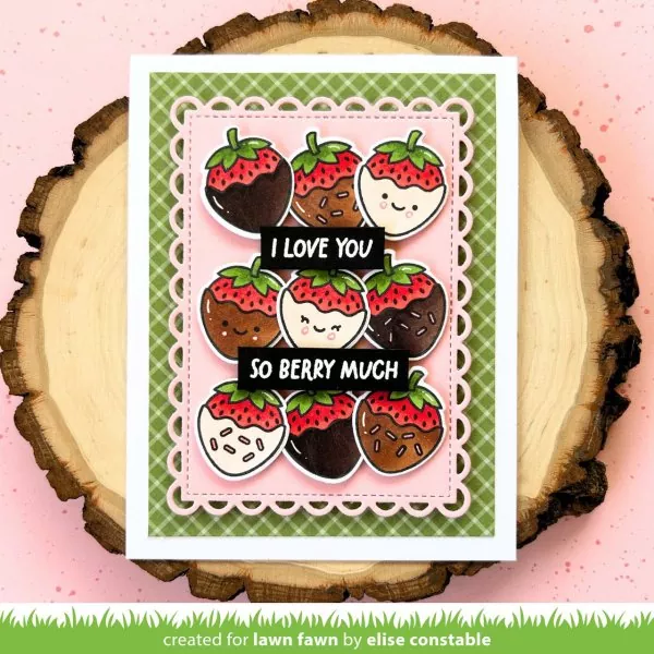 Sweet Strawberry Stempel Lawn Fawn 2