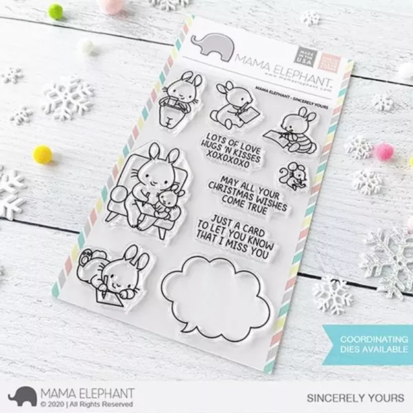 Sincerely Yours Mama Elephant Stamp & Die Bundle