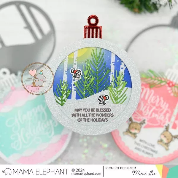 Serenity Ornament Dies Ceative Cuts Mama Elephant 3