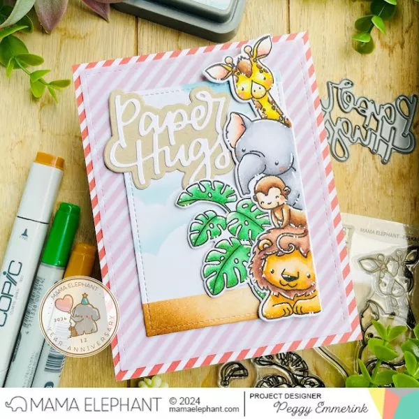 Peekapals Clear Stamps Stempel Mama Elephant 1