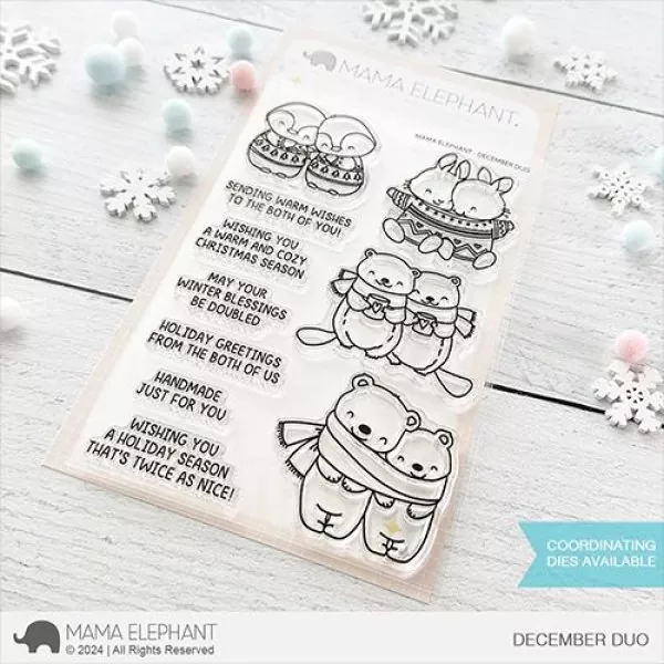 December Duo Clear Stamps Stempel Mama Elephant