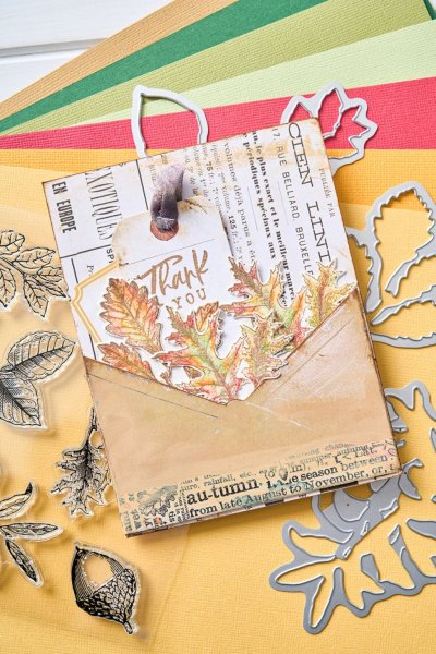 Forever Leaves Sizzix & 49 and Market Framelits Stanzen & Stempel 3