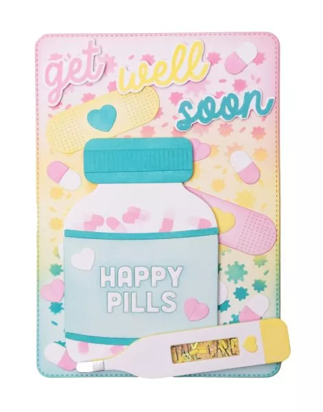 Sweet Stories Get Well Soon & Feel Better Bundle Stempel & Stanzen Set Studio Light 4