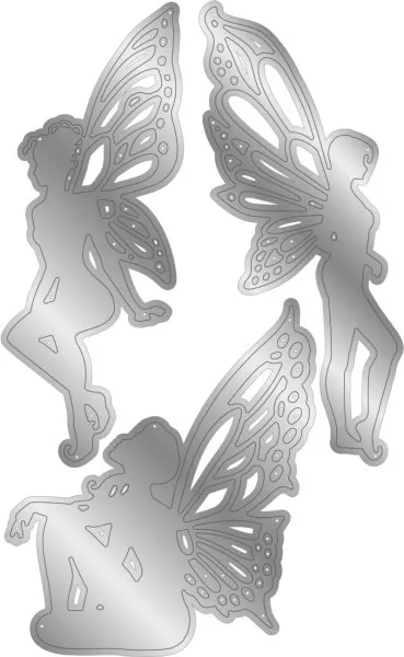 Silhouette Pixies stanzset Fairy Glade crafters companion 1