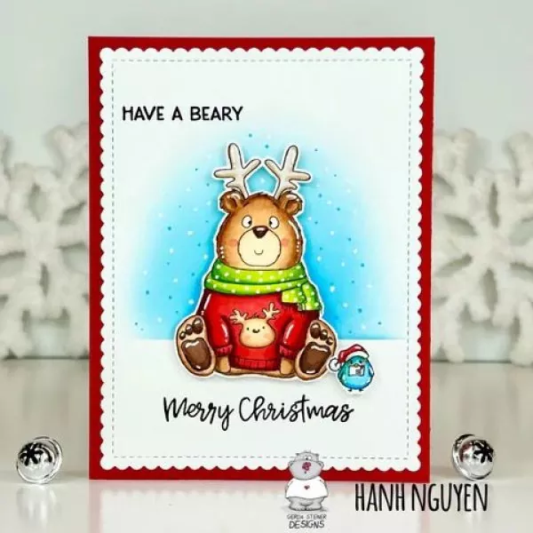 Beary Merry Christmas BUNDLE Stempel + Stanzen Gerda Steiner Designs 1