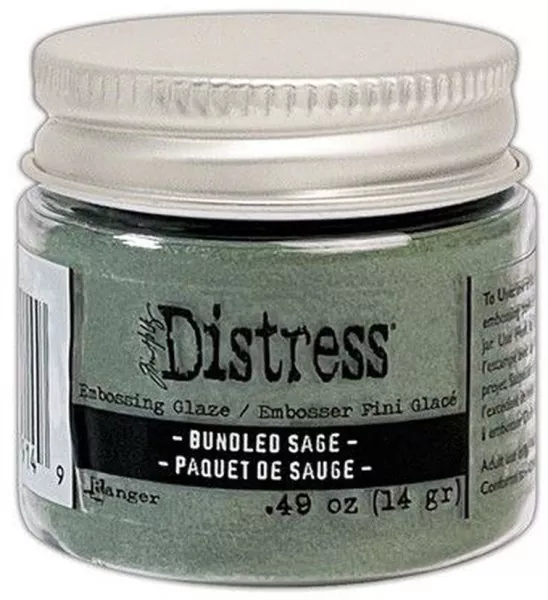 ranger distress embossing glaze Bundled Sage tim holtz