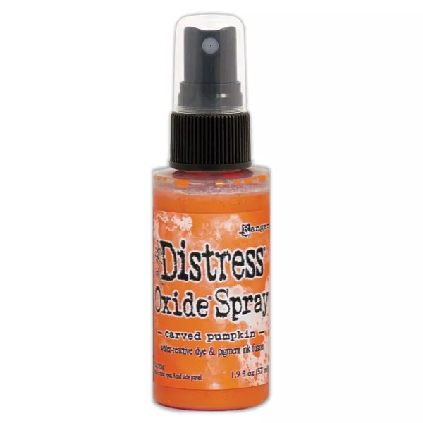 Carved Pumpkin ranger distress oxide spray tim holtz