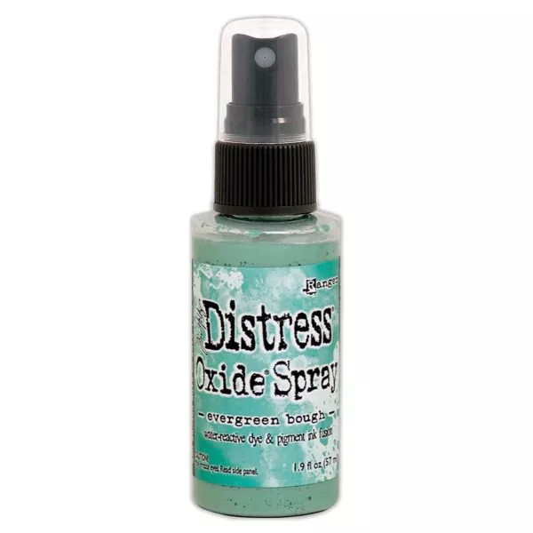 Evergreen Bough ranger distress oxide spray tim holtz