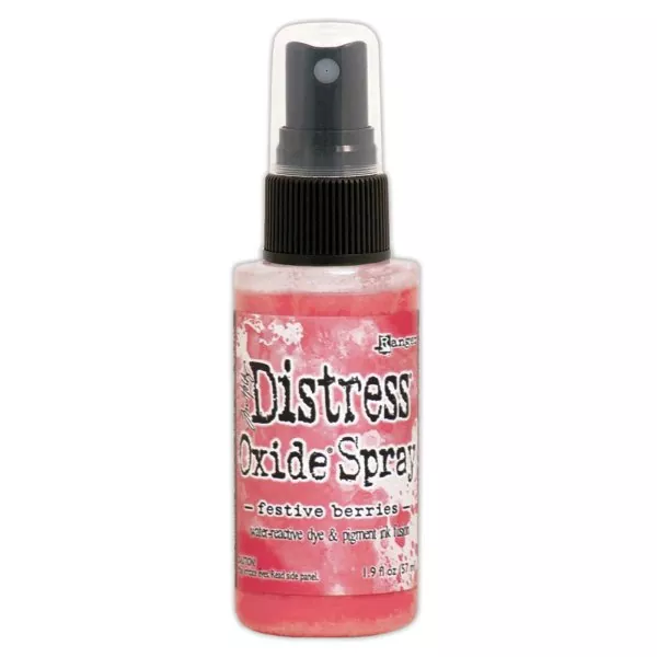 Festive Berries ranger distress oxide spray tim holtz