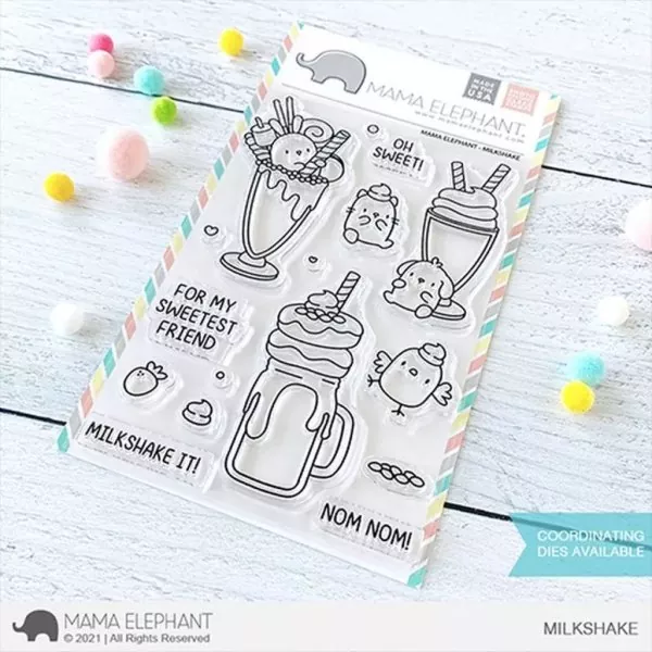 Milkshake Mama Elephant Stamp & Die Bundle