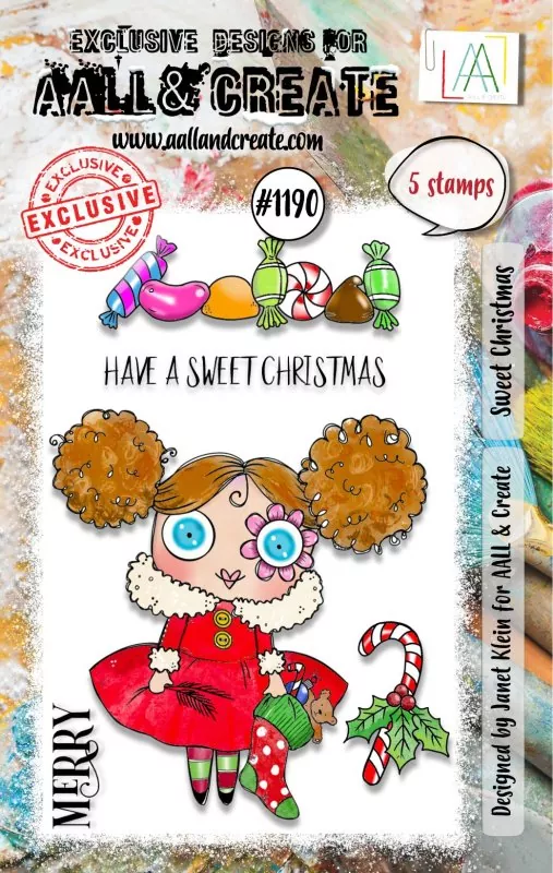 aall create clear stamp Sweet Christmas