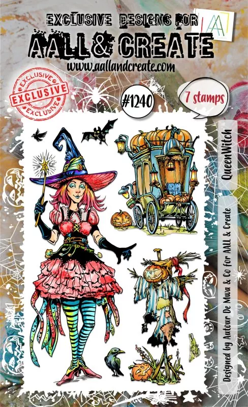 aall create clear stamp QueenWitch