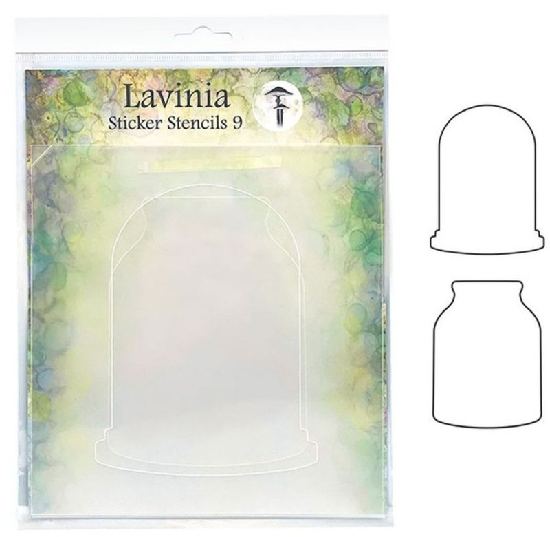 Sticker Stencil Set 9 Moon Jar Collection Lavinia