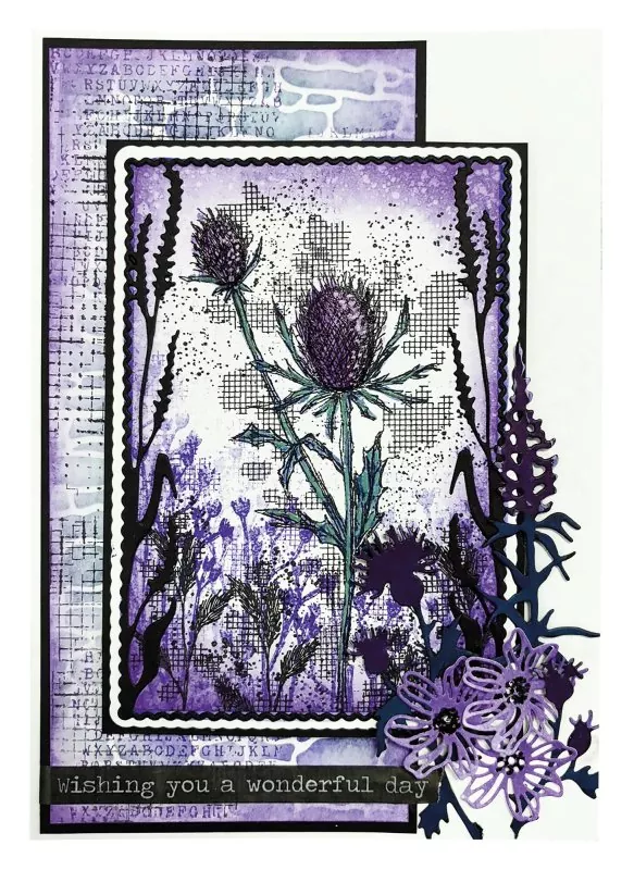 Nature's Dream 2 Grid Background studio light clearstamps 2