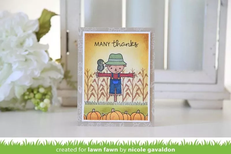 Happy Harvest Coloring Stencils Schablonen Lawn Fawn 3