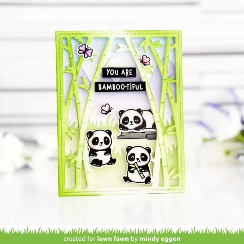 I Heart Pandas Stempel Lawn Fawn 4