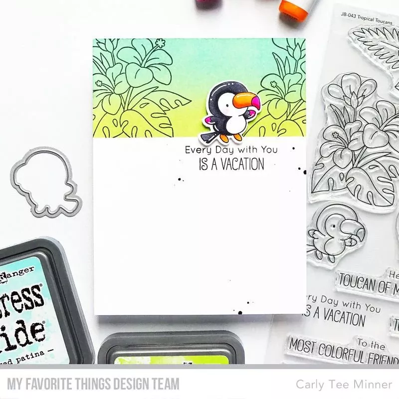 my favorite things Stamp & Die Duo Tropical Toucans 2