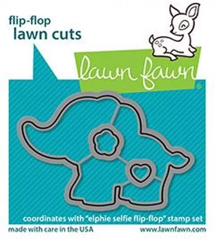 Elphie Selfie Flip-Flop Stanzen Lawn Fawn