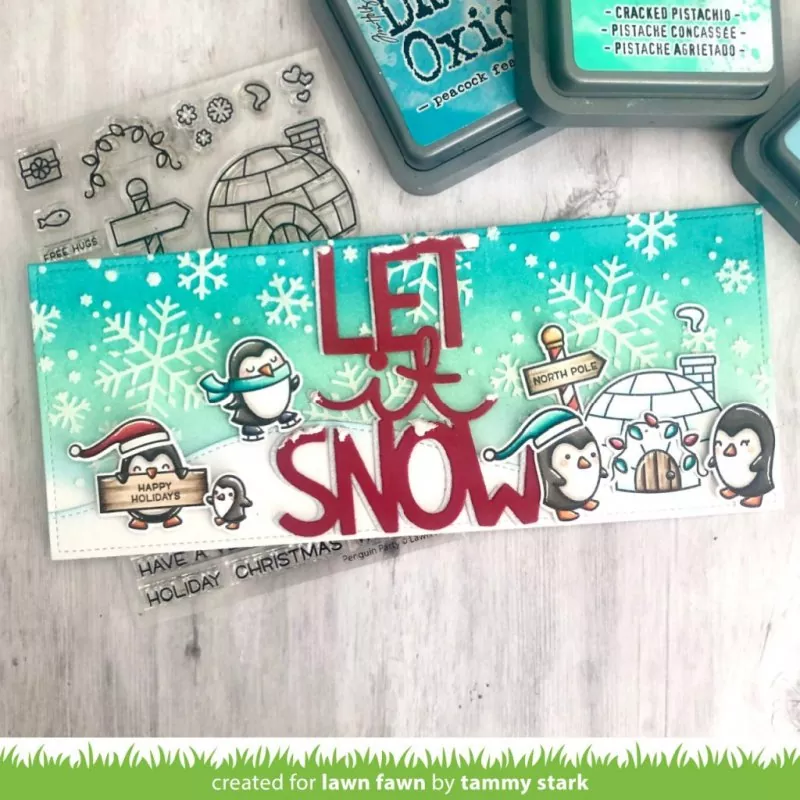 Giant Let It Snow Stanzen Lawn Fawn 1