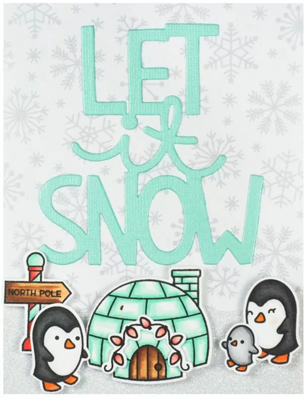 Giant Let It Snow Stanzen Lawn Fawn 2