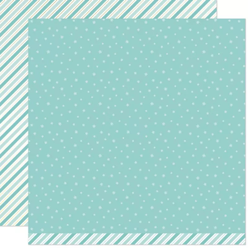 Candy Cane Lane Snow Flurry lawn fawn scrapbooking papier 1