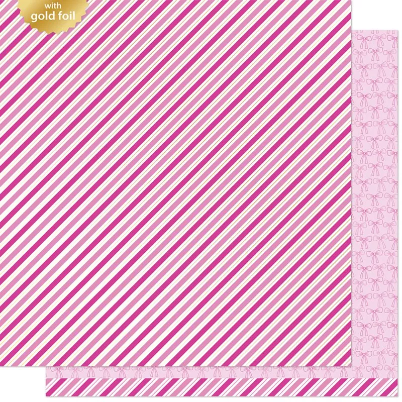 Candy Cane Lane Gift Wrap lawn fawn scrapbooking papier