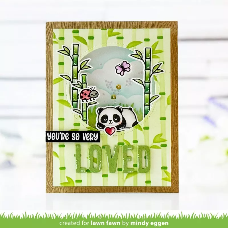 I Heart Pandas Add-On Stempel Lawn Fawn 2